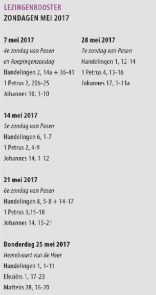 lezingenrooster mei 2017 lezingenrooster mei 2017