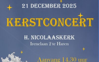 Kerstconcert in H. Nicolaaskerk in Haren