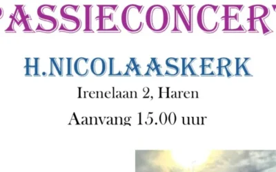 Passieconcert 29 maart Nicolaaskerk